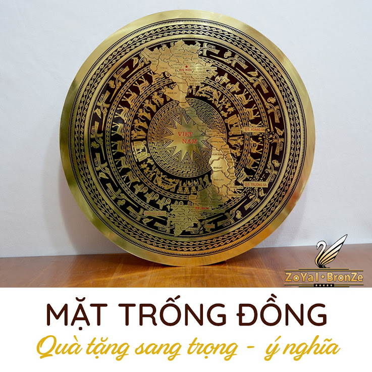 [A117] Hướng dẫn chọn quà tặng mặt trống đồng cao cấp cho đối tác