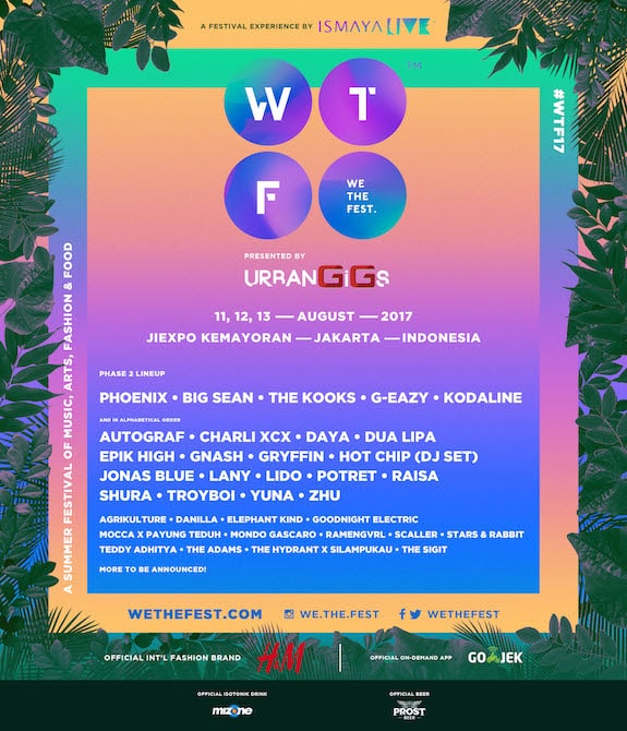 We The Fest Reveal Phase 2 Lineup, Featuring Big Sean, Phoenix, The Kooks