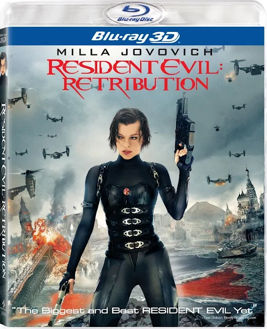 RE 5,Resident Evil: Retribution, movie, Milla Jovovich, DVD, Bluray, 3D