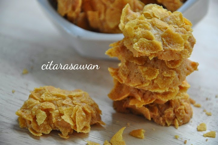 Resepi biskut cornflakes crunchy