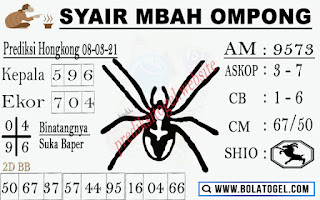 syair hk mbah ompong