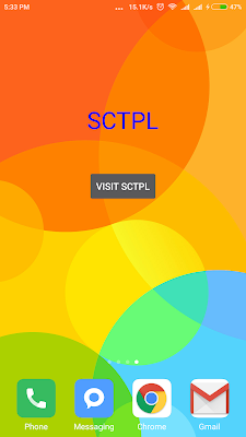 Android widget application output Android widget application output