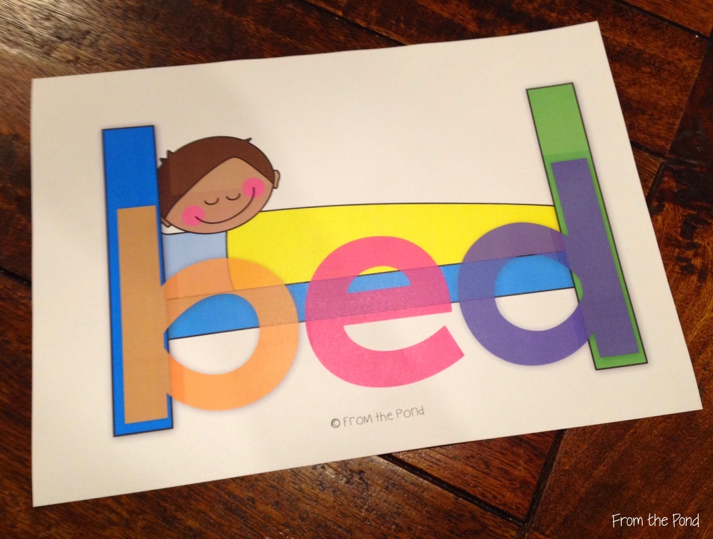 Bed for b and d Reversals | From the Pond