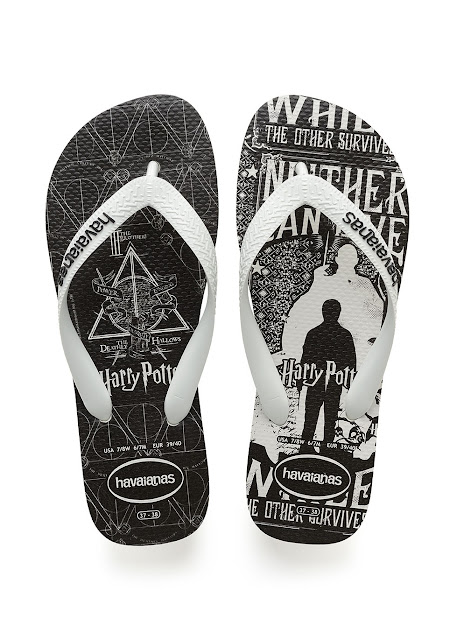 Havaianas announce a Harry Potter-inspired collection print flip-flops