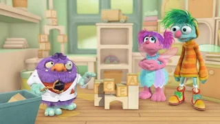 Abby Cadabby Blögg Gonnigan Mrs. Sparklenose, Abby's Flying Fairy School Opposite Day, Sesame Street Episode 4315 Abby Thinks Oscar is a Prince season 43