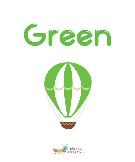 Green Color - Colors Flashcards for kids