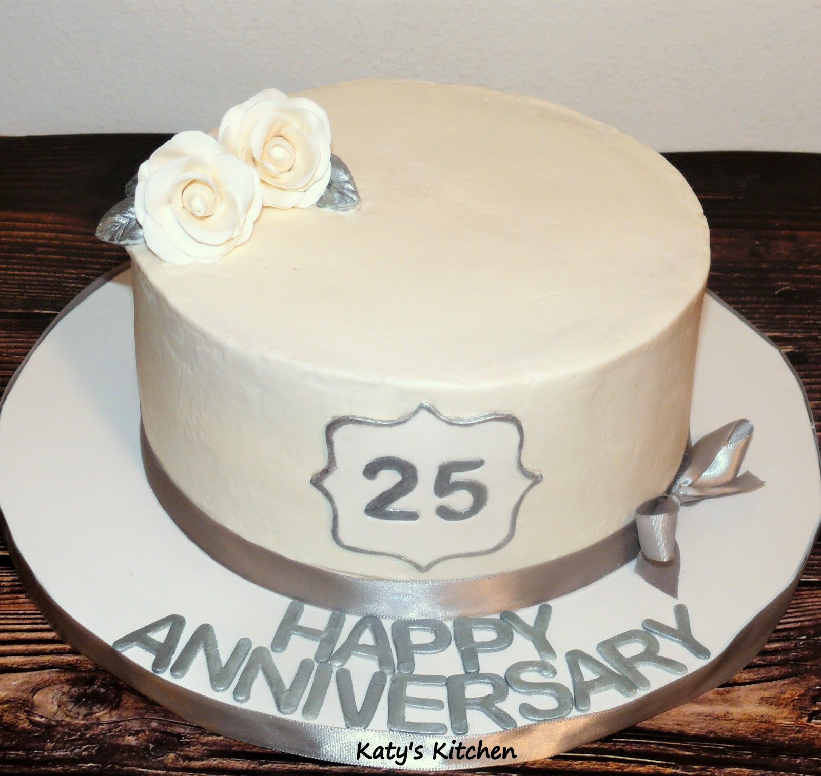 Katy's Kitchen: 25th Anniversary Cake