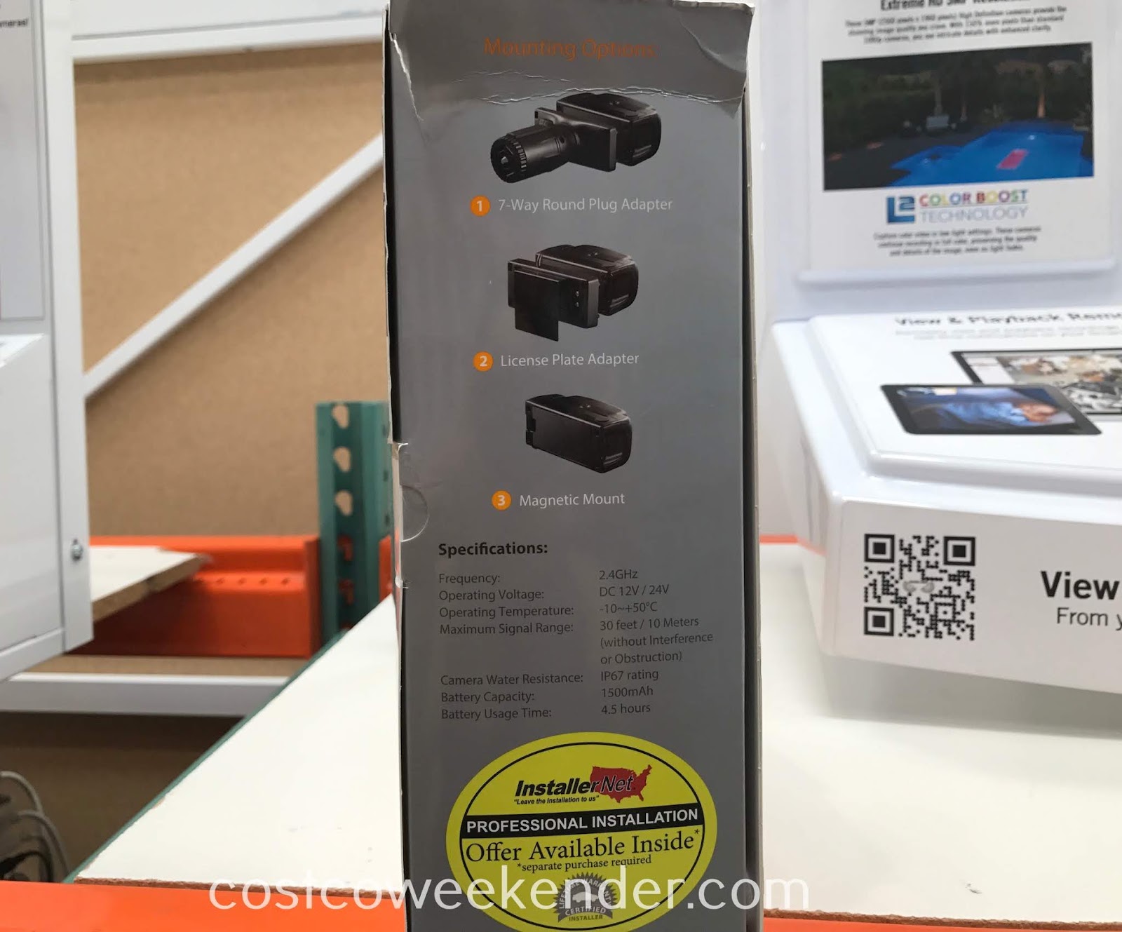 Yada Flex Mount Backup Camera Costco Weekender