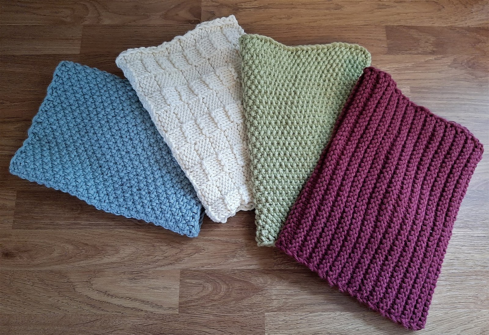 Østerdalsbrura How to knit dishcloths, part 2/ Hvordan strikke kluter