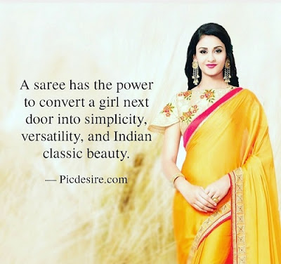 Top 30 Saree Quotes and Captions