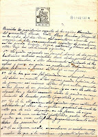 Documento de Candelario Salamanca 1921