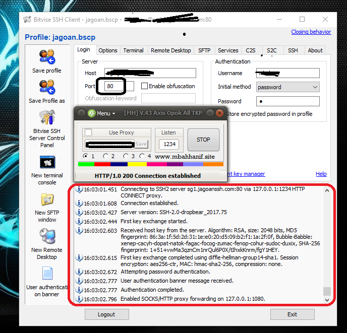 What is dropbear ssh hslasopa