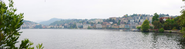 Lugano e il suo lago Panorama su Lugano ed il lago omonimo