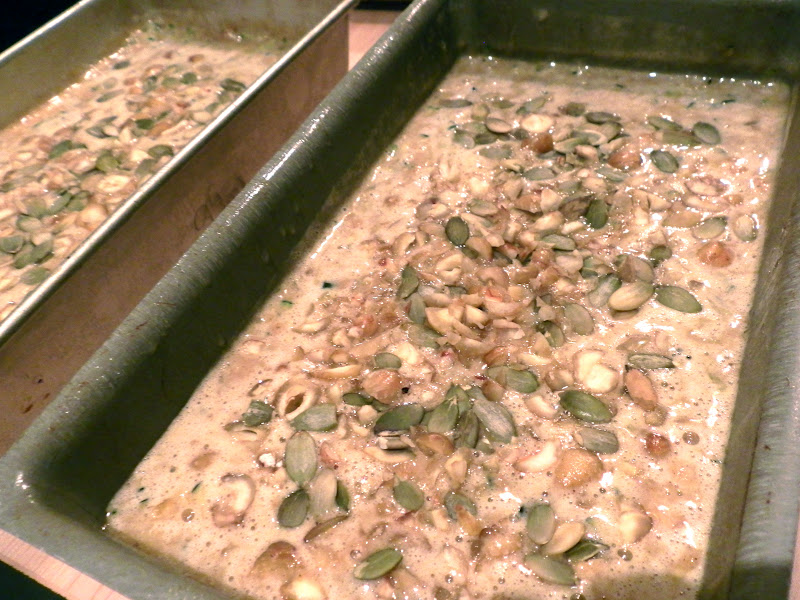 Hazelnut Zucchini Bread