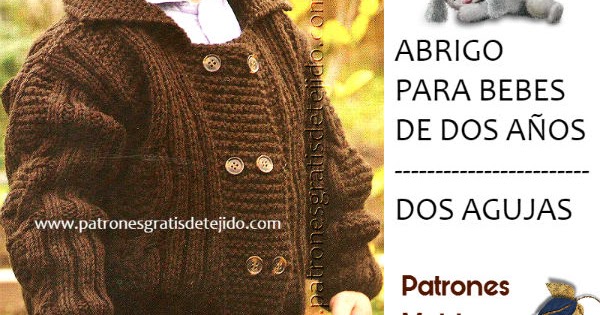 Chaqueta de abrigo niños de 2 años / Paso paso