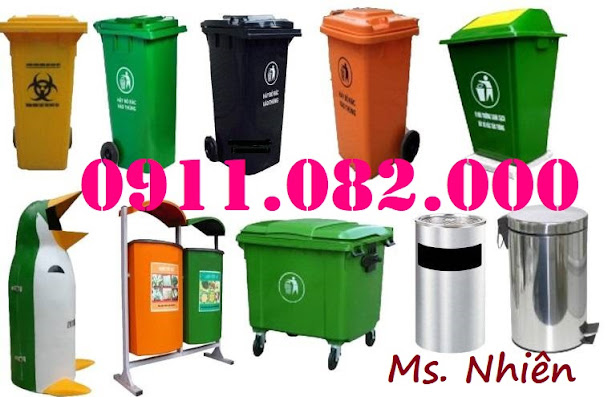 Thùng rác 120 lít 240 lít nắp hở giá rẻ tại cà mau- sỉ lẻ thùng rác nắp kín bánh Yjty8lt8lt