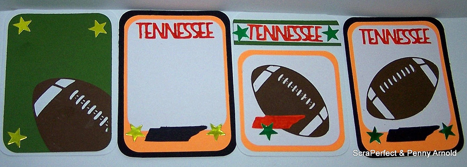 ScraPerfect How to Make Homemade Project Life Football Cards