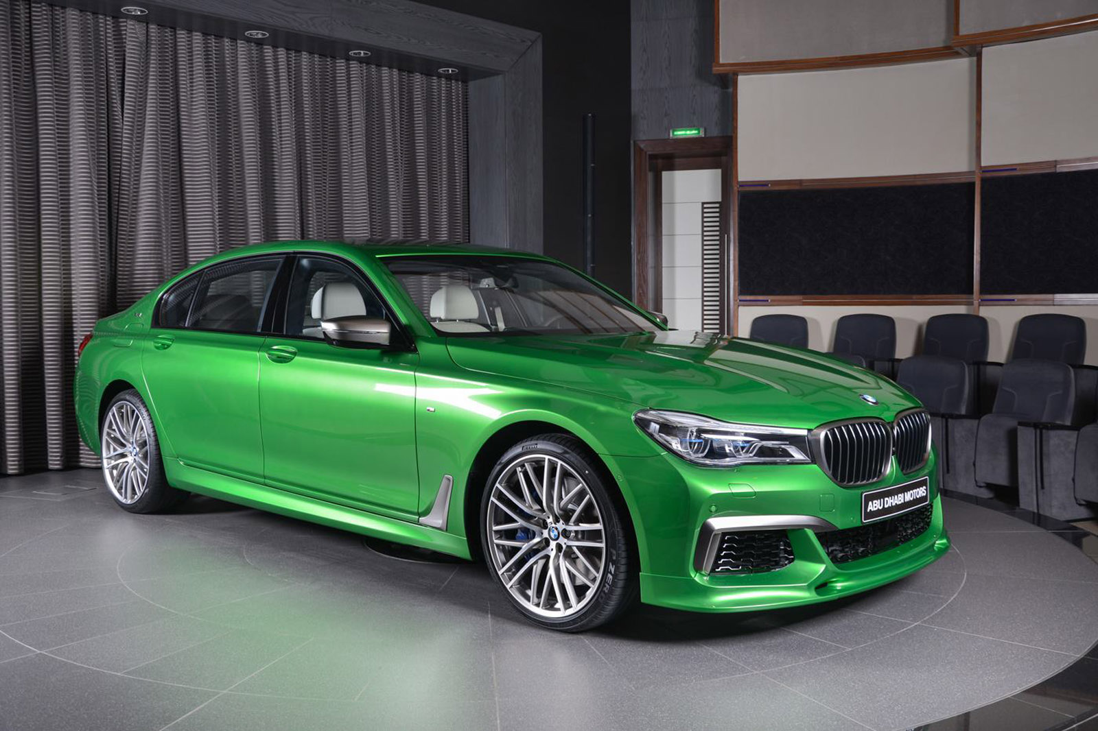 BMW M760Li Stands Out In Rallye Green