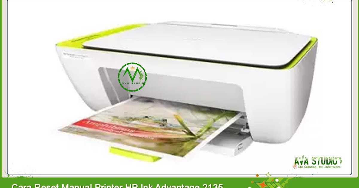 Cara reset manual Printer HP Ink Advatage 2135 (Tanpa