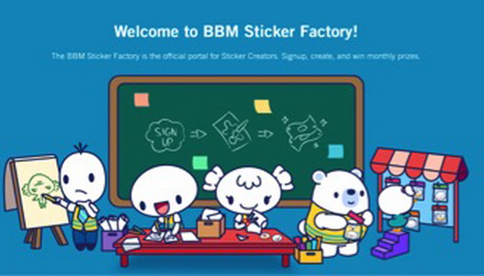 Kreator dan Ilustrator Diajak Unjuk Kreativitas di BBM Sticker Factory