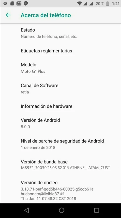 Android Oreo Test Build Leaked for the Moto G4 and G4 Plus