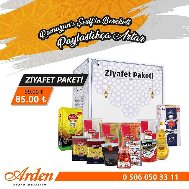 Arden Market 2020 Ramazan Paketi Kampanyası