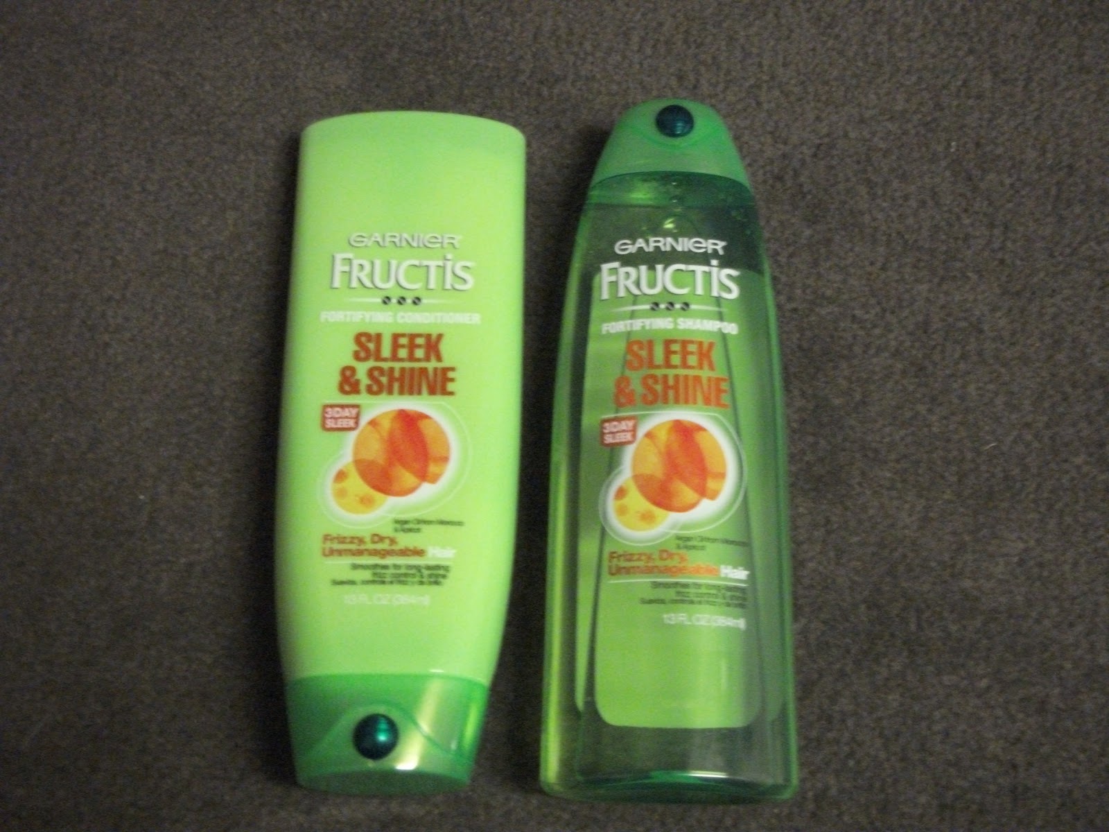 Tender Allure Review of Garnier Fructis Sleek & Shine Shampoo and