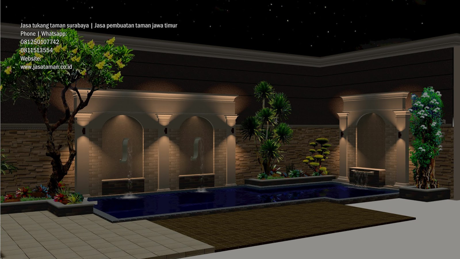 TAMAN MINIMALIS KLASIK BELAKANG RUMAH jasataman co id