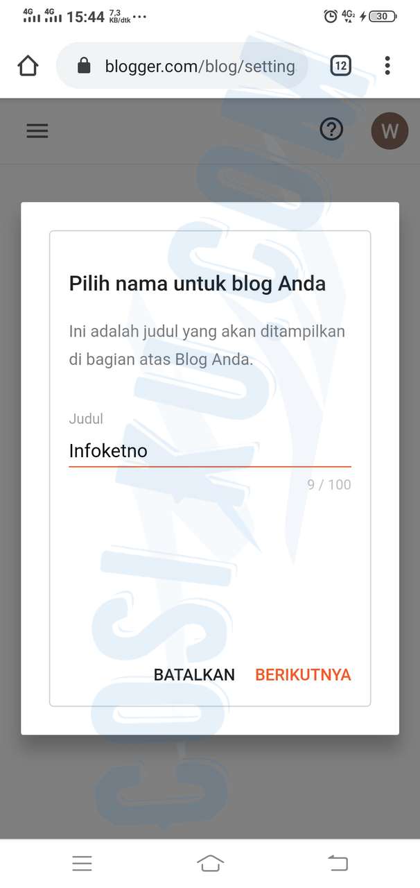 Cara Berhasil Membuat Blog Gratis di Blogger.com sampai bisa di Indeks Google Cara Berhasil Membuat Blog Gratis di Blogger.com sampai bisa di Indeks Google