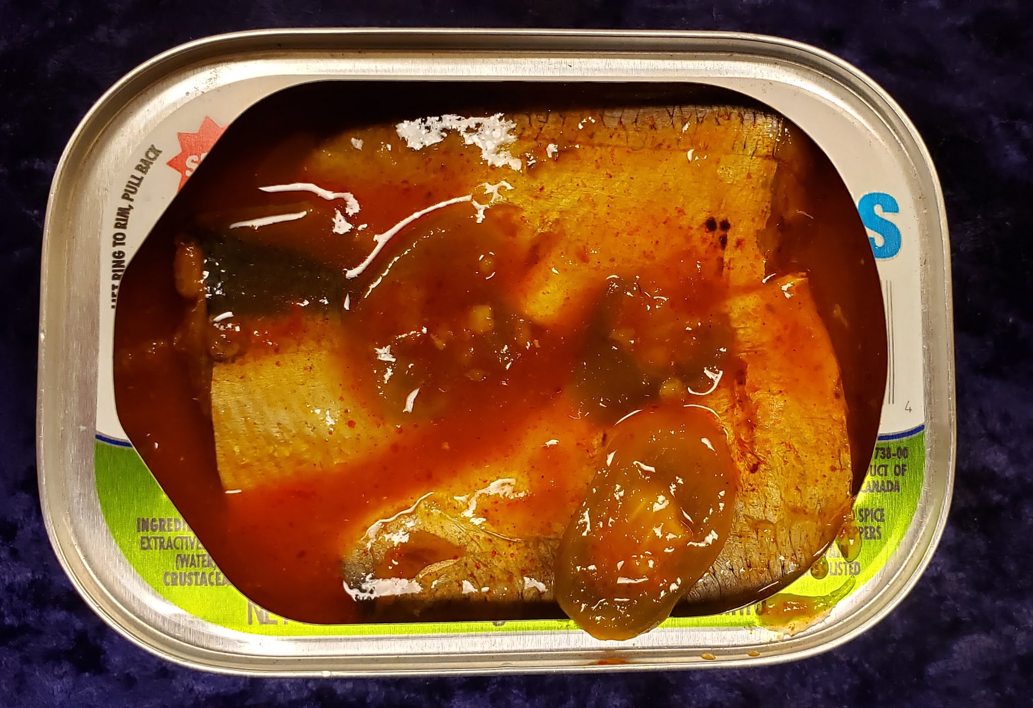 Mouth Full of Sardines Beach CliffSardines