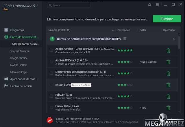 IObit Uninstaller Pro 6 imagenes