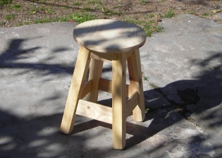 A Puro Crochet: Banquito con asiento al crochet