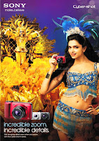 Deepika padukone hot navel and thigh show for camera ads