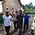 Danramil Kaliwates Kodim 0824/Jember Pimpin Bakti TNI Renovasi Rumah Korban Kebakaran