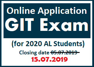 Application : GIT Exam (Online) 