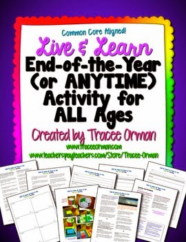 http://www.teacherspayteachers.com/Product/Live-Learn-Life-Lessons-Class-Activity-Anytime-or-End-of-the-Year-83645