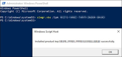 activate windows 2019 command line
