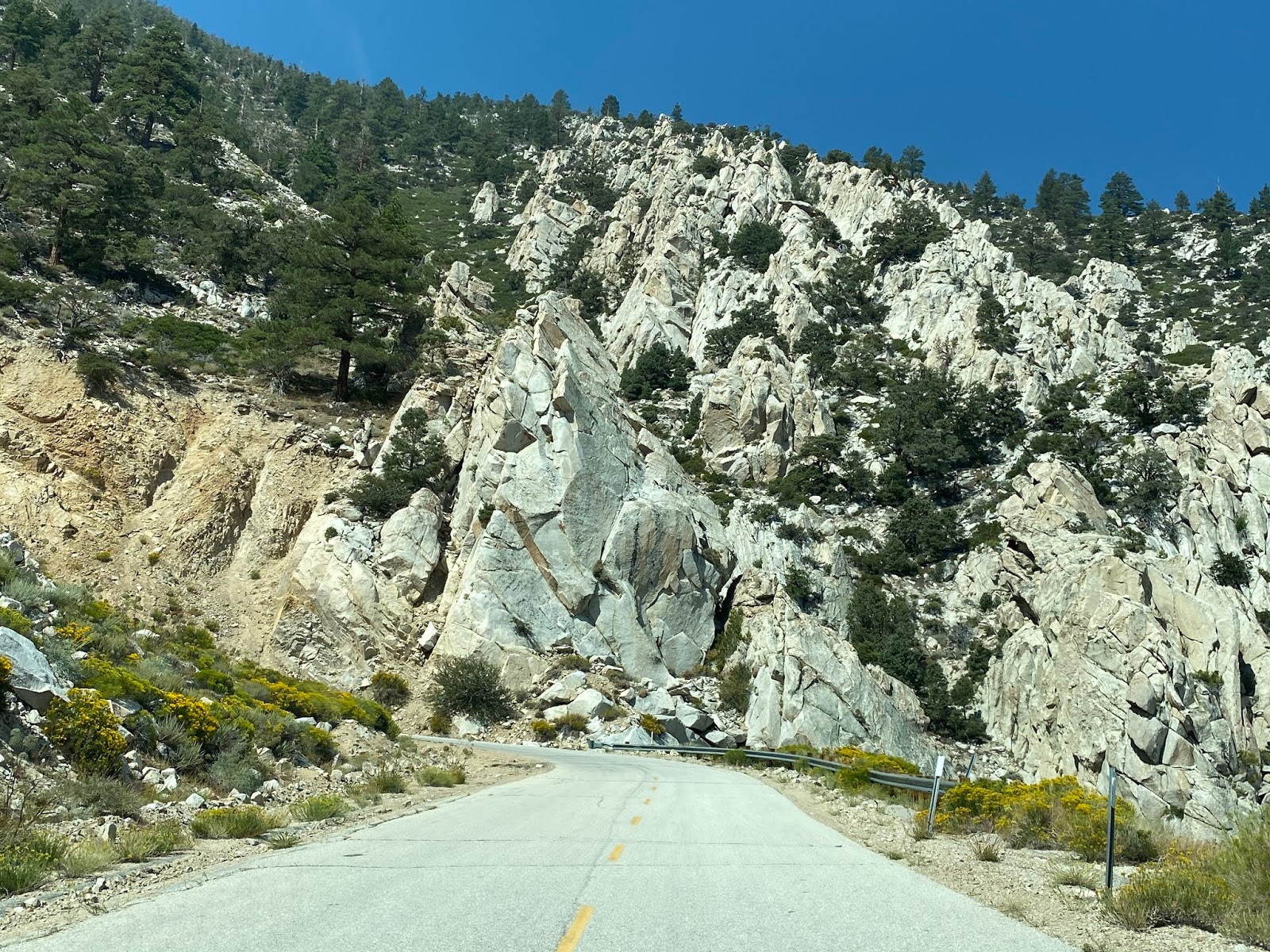 Horseshoe Meadows Road; former California State Route 190 and the