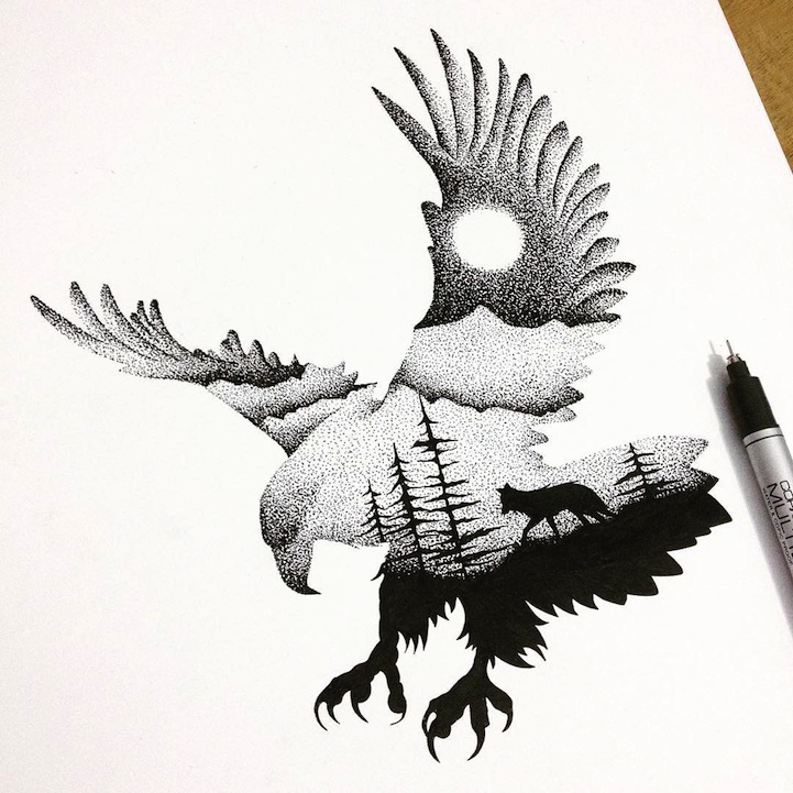 Simply Creative: Pen Drawings by Bianchini