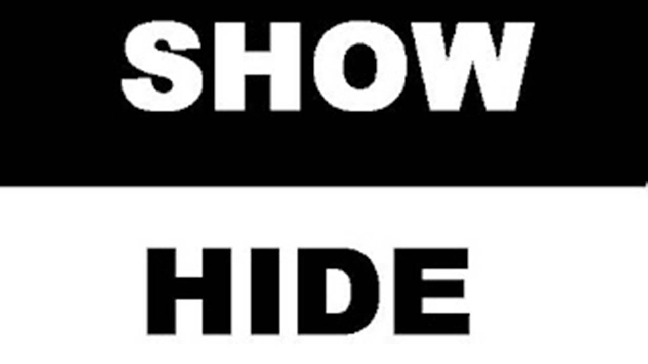 Show or hide. Картинка show Hide. Hide show картинка PNG.
