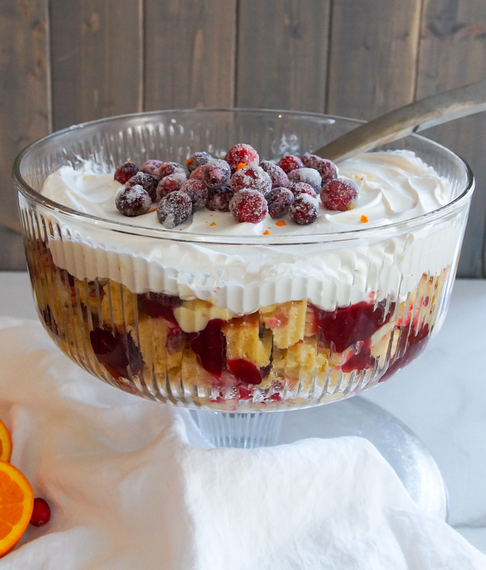 Cranberry Orange Trifle: a Thanksgiving dessert that isn't pie!