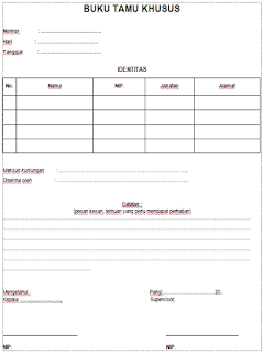  Keberadaan Buku Tamu memang penting gak penting Contoh Format Buku Tamu Sekolah Terbaru 2016