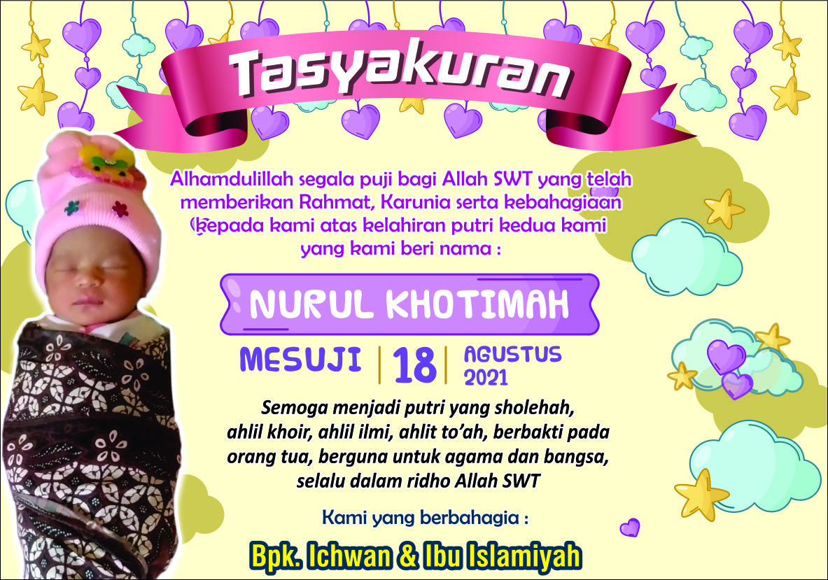Banner Tasyakuran Bayi cdr - Design_Spanduk