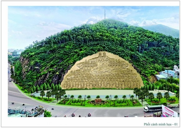 Cựu Bí thư Bình Định nói gì về phù điêu tạc vào vách núi dài 81,5m?