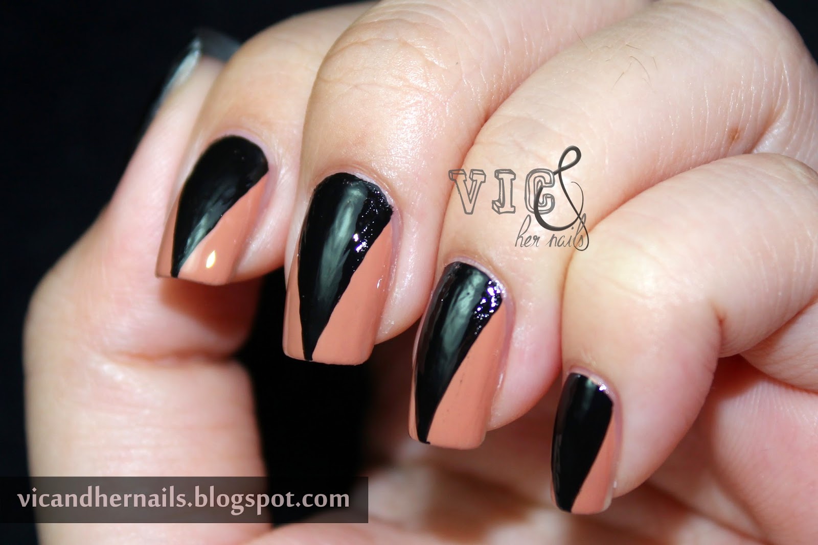 Vic and Her Nails: Halloween Nail Art Challenge - Black ...