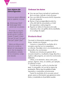 Apoyo Primaria Español 3er grado Bloque 4 lección 3 Práctica del lenguaje 12, Difundir los resultados de una encuesta