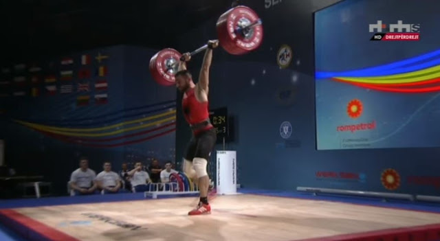 Briken Calja Europe Champion in Weightlifting with 3 gold medals