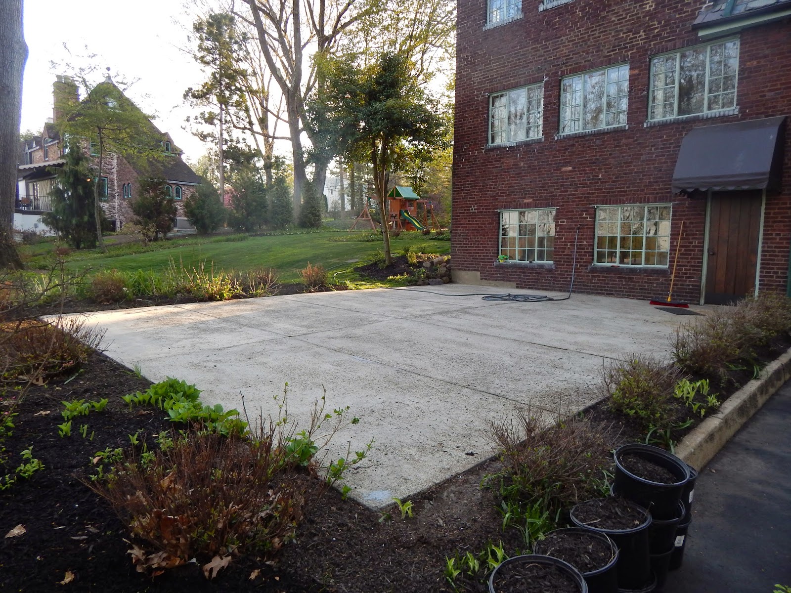 The World Through Diamond Windows: The Back Patio- I should have known...