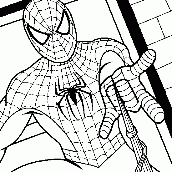 Coloriage De Spiderman A Imprimer Gratuit | Coloriage en Ligne