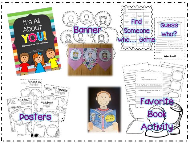 http://www.teacherspayteachers.com/Product/Its-All-About-YOU-Getting-to-Know-You-Activities-758778
